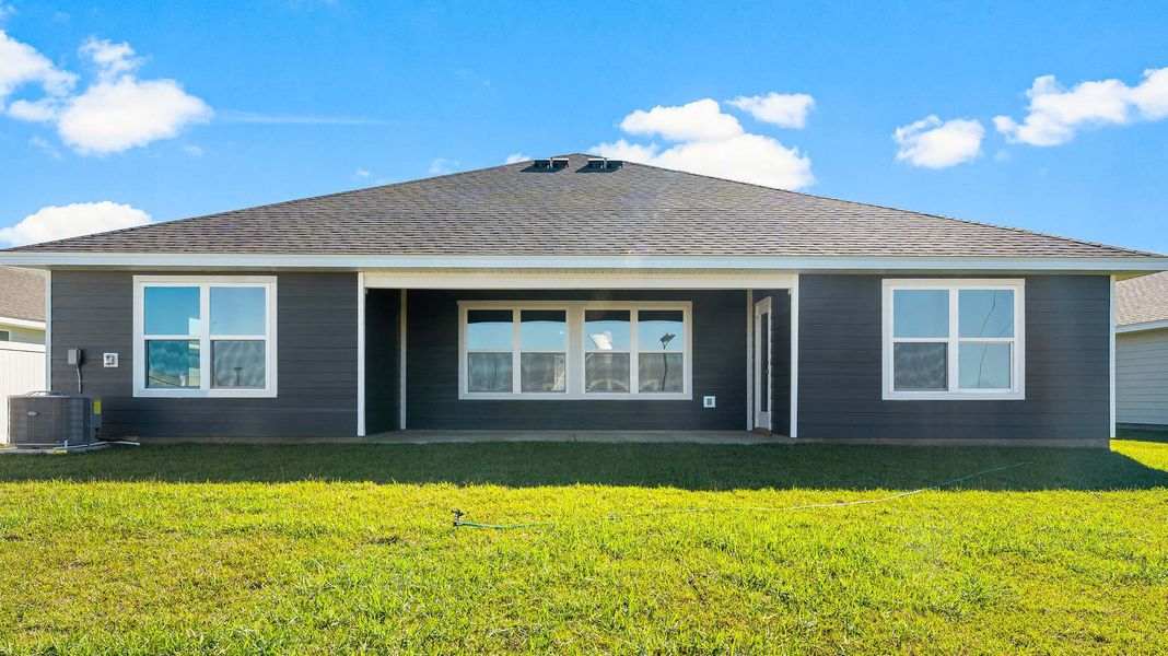 Representative exterior photo of a completed home built from the The Denton by D.R. Horton in Liberty, Panama City, FL (Image 20).