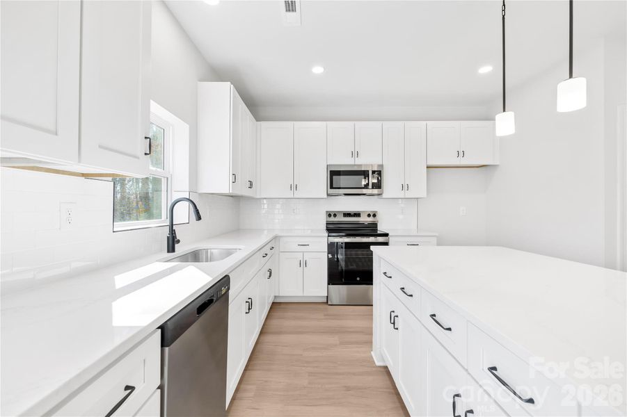 Furnished interior view inside a new home in , Kings Mountain (Image 12).