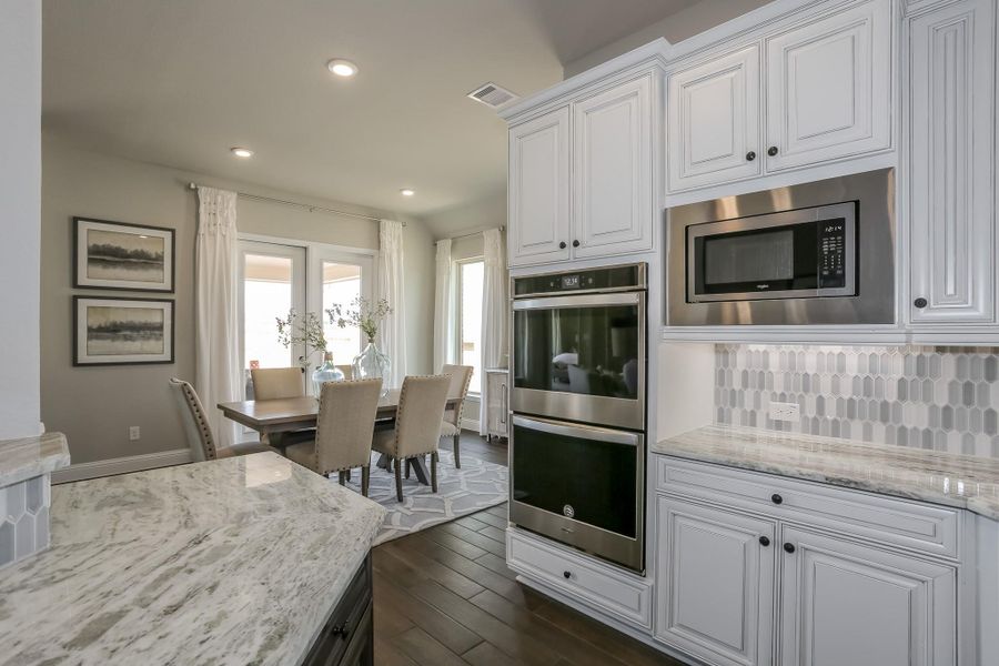 Furnished interior view inside a new home in Valencia: Hilltop Collection, Manvel (Image 37).