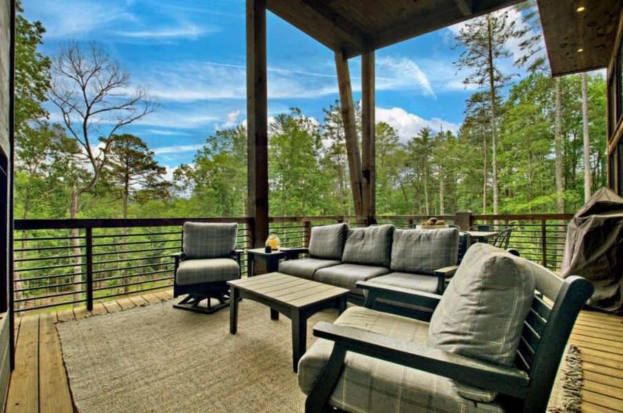 Furnished interior view inside a new home in , Blue Ridge (Image 40).