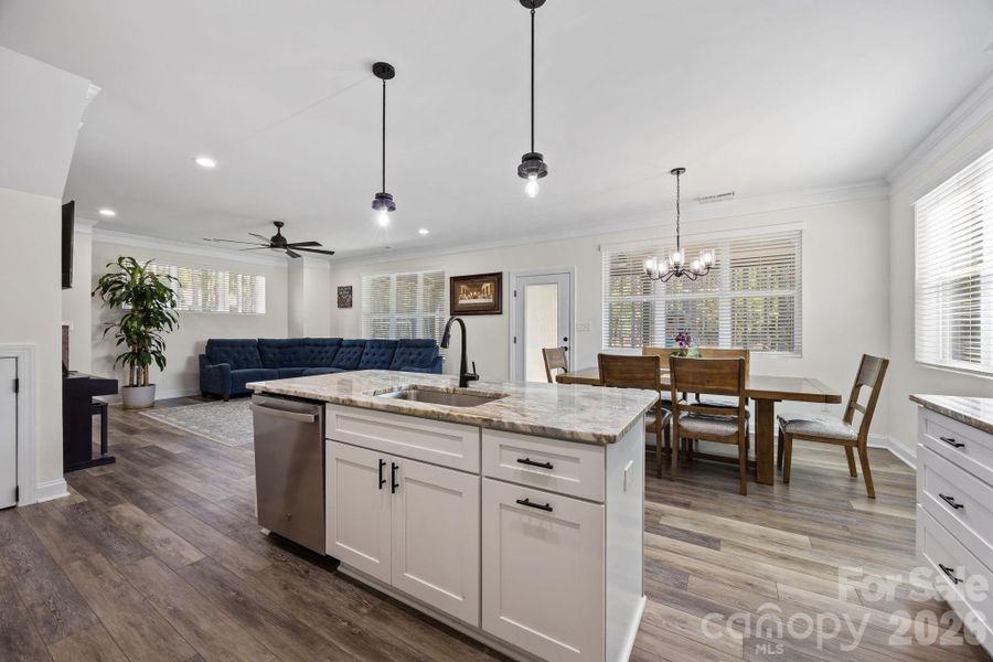 Furnished interior view inside a new home in , Monroe (Image 7).