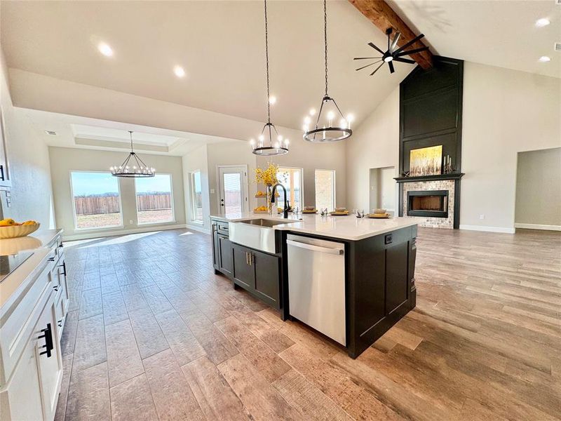 Furnished interior view inside a new home in , Abilene (Image 14).