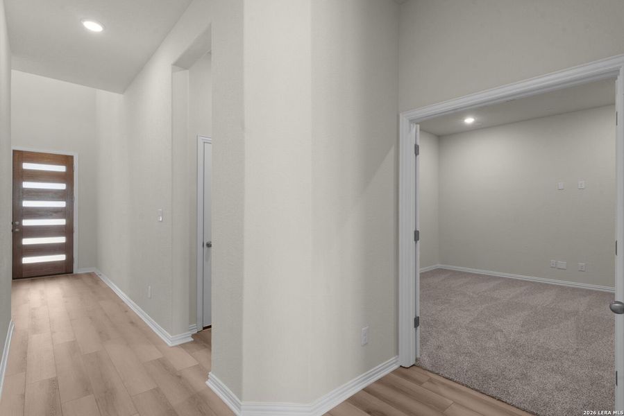 Spacious, unfurnished interior of a new home in Stream Waters, Seguin (Image 27). Spacious, unfurnished interior of a new home in Stream Waters, Seguin (Image 27).