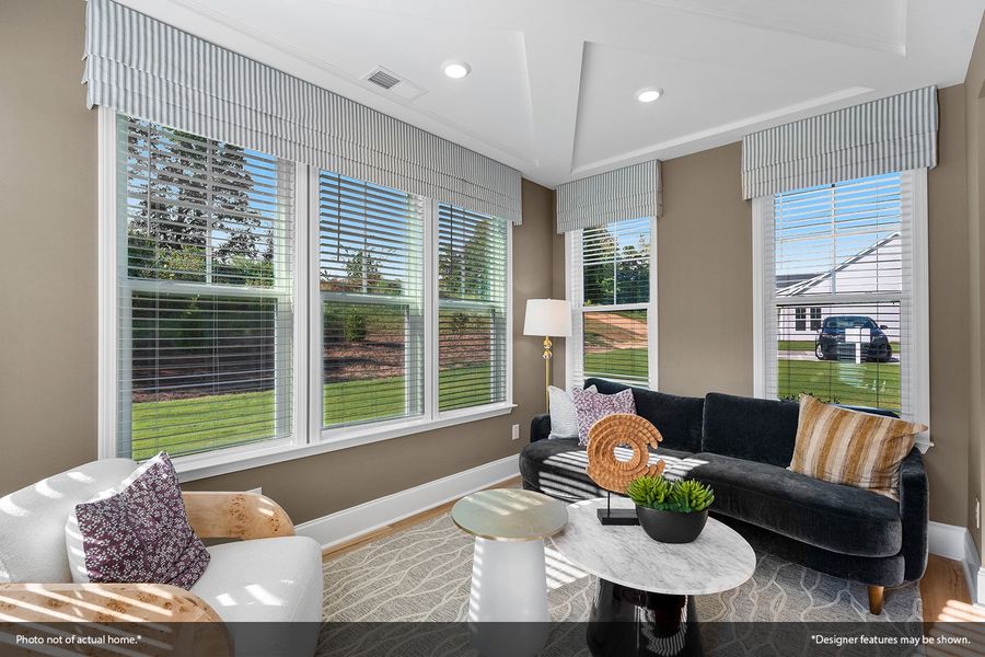 Furnished interior view inside a new home in Sweetbrier, Durham (Image 17).