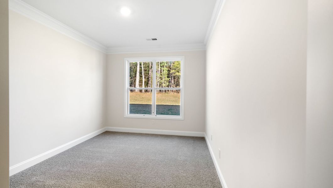 Representative unfurnished interior of a home built from the LONDON by D.R. Horton in Adams Glen, Greenville (Image 30).