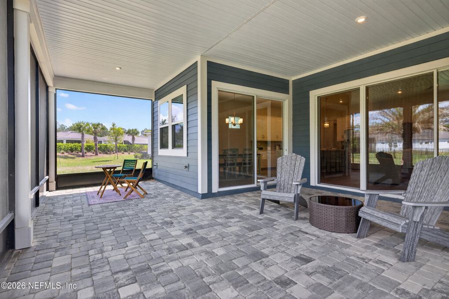 Exterior details and patio area of a home in RiverTown, St. Johns (Image 23).