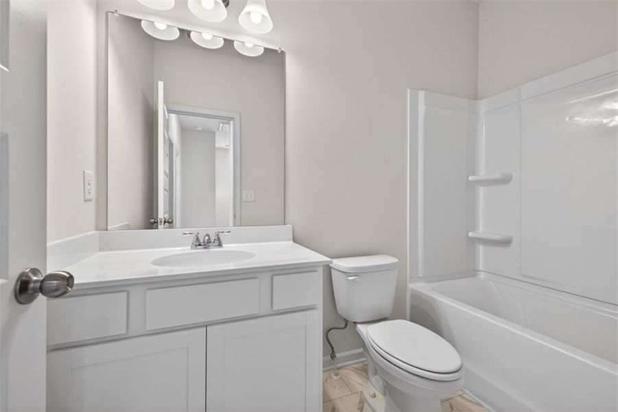 Furnished interior view inside a new home in Townes At The Stiles, Cartersville (Image 7).