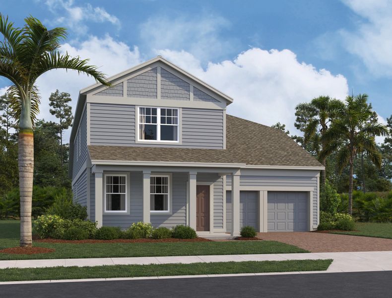 Representative exterior photo of a completed home built from the Tuttle II by Ashton Woods in Northlake Traditional, Winter Garden, FL (Image 5).