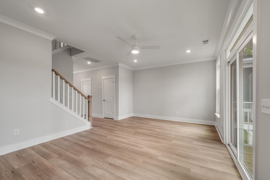 Spacious, unfurnished interior of a new home in New Riverside Village, Bluffton (Image 35). Spacious, unfurnished interior of a new home in New Riverside Village, Bluffton (Image 35).