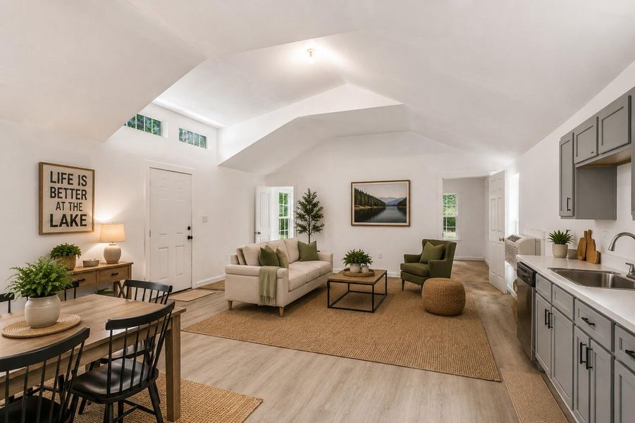 Furnished interior view inside a new home in , Somerville (Image 7).