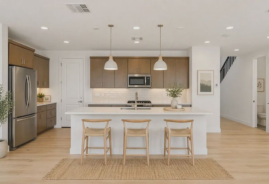 Kitchen Virtually Staged - 7 of 14 Kitchen Virtually Staged - 7 of 14