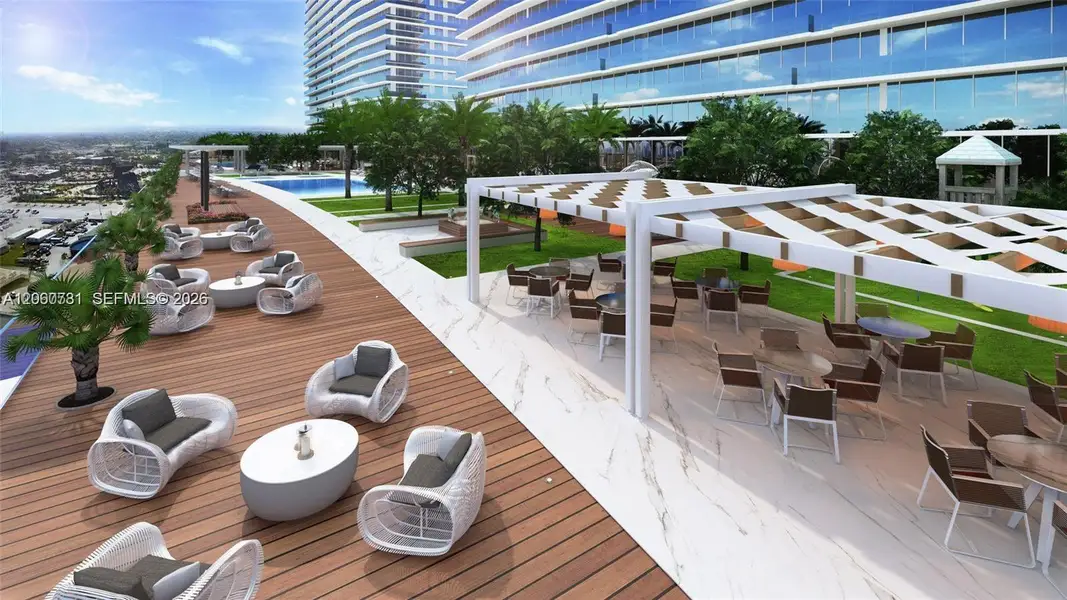 Condo located in Hallandale Beach, FL showcasing its design and architecture (Image 3).
