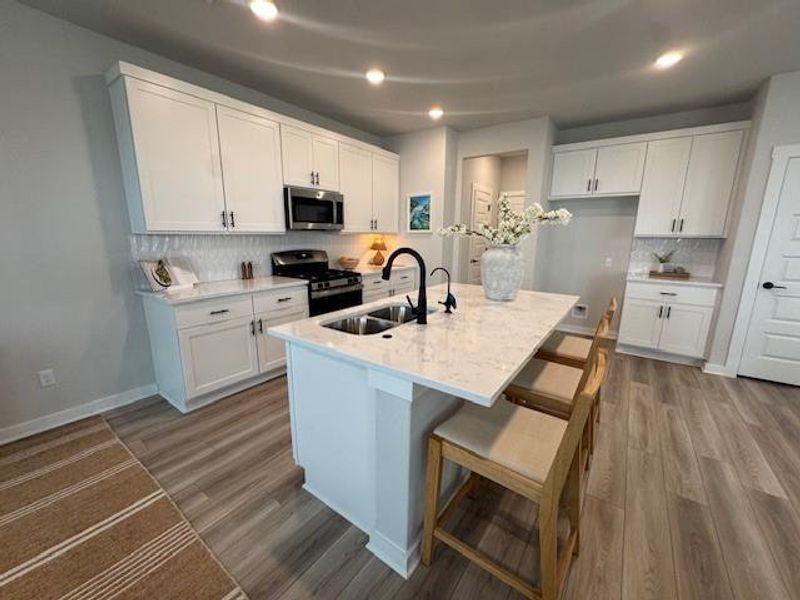 Furnished interior view inside a new home in Park Central, Georgetown (Image 9).