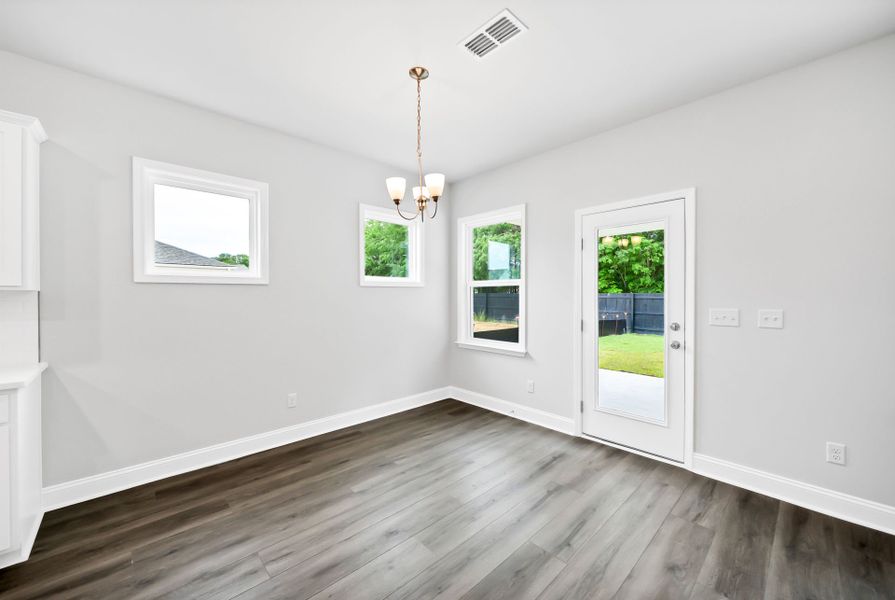 Spacious, unfurnished interior of a new home in Monroe Preserve, Chapin (Image 22).