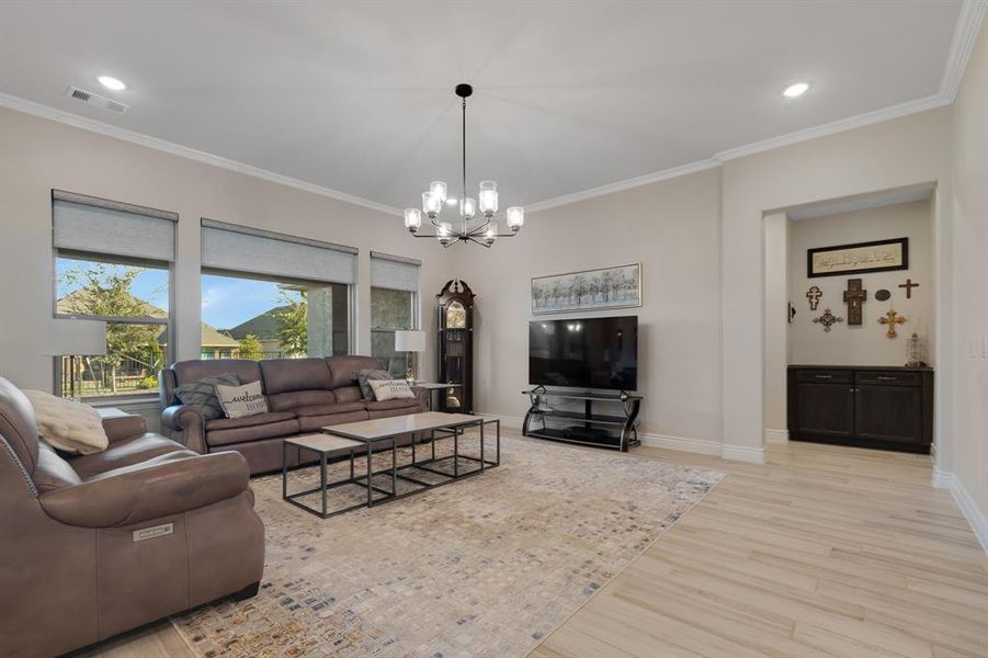 This living room is so light and bright.