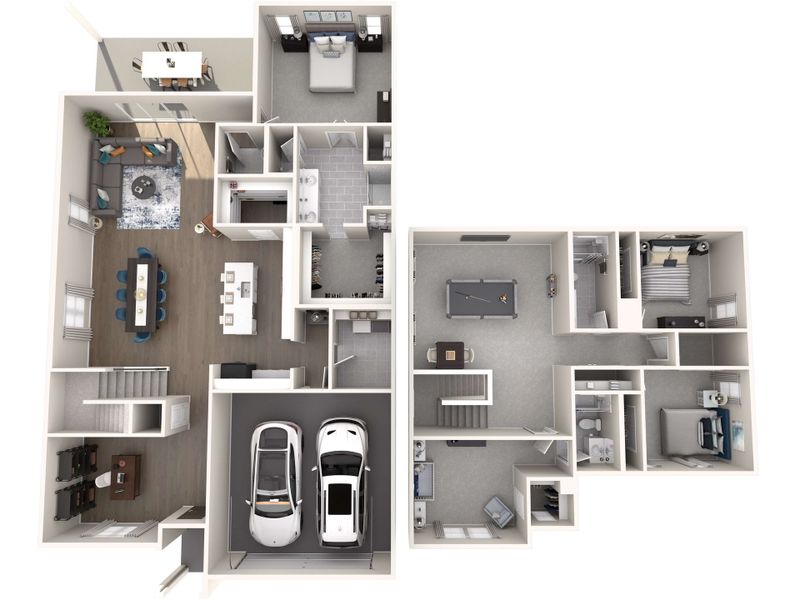 2D floor plan layout for the The Sylvan by Meritage Homes in Windmore, Princeton, TX (Image 4). 2D floor plan layout for the The Sylvan by Meritage Homes in Windmore, Princeton, TX (Image 4).