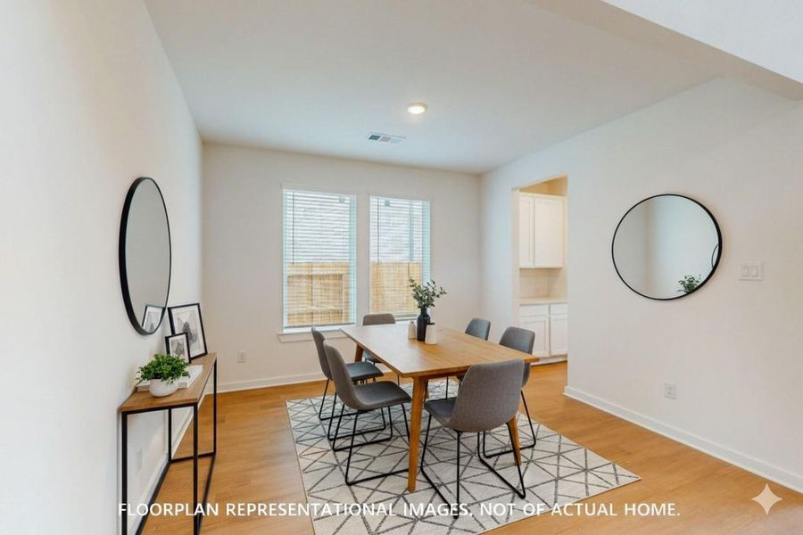 Furnished interior view inside a new home in Sorella, Tomball (Image 15).