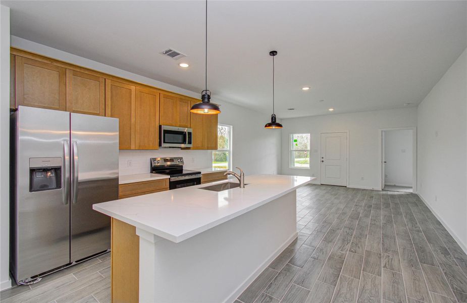 Furnished interior view inside a new home in , Hempstead (Image 6).