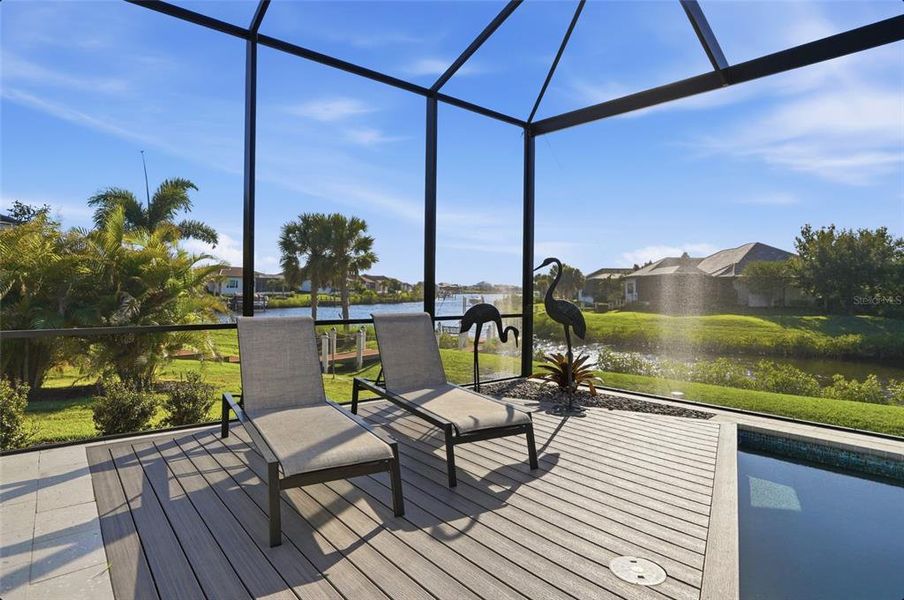 Exterior details and patio area of a home in , Parrish (Image 3).