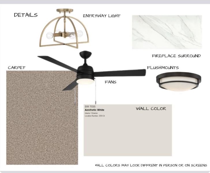 View of marketing collateral with multiple images