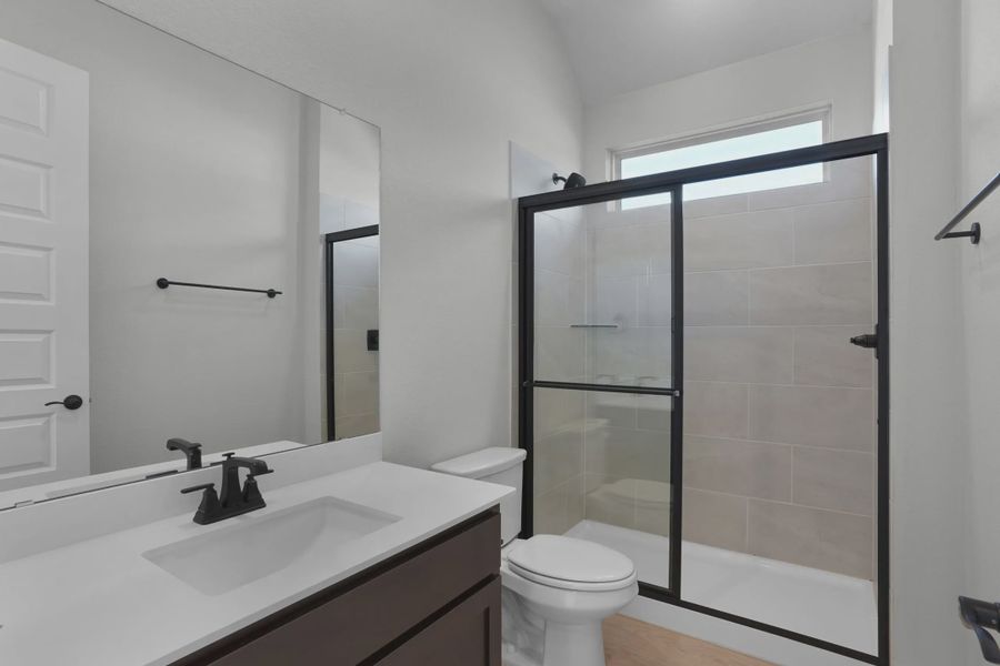 Representative furnished interior of a home built from the Sicily by Chesmar Homes in Berry Creek Highlands, Georgetown (Image 4).