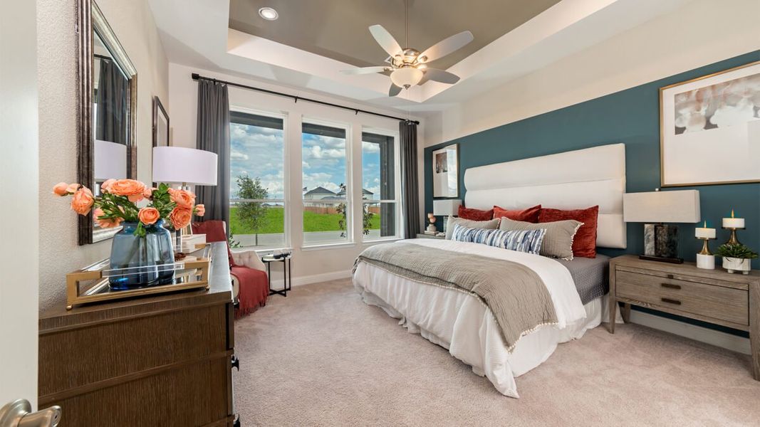 Representative furnished interior of a home built from the Duets D413 by Landon Homes in Lexington Frisco, Frisco (Image 15). Representative furnished interior of a home built from the Duets D413 by Landon Homes in Lexington Frisco, Frisco (Image 15).