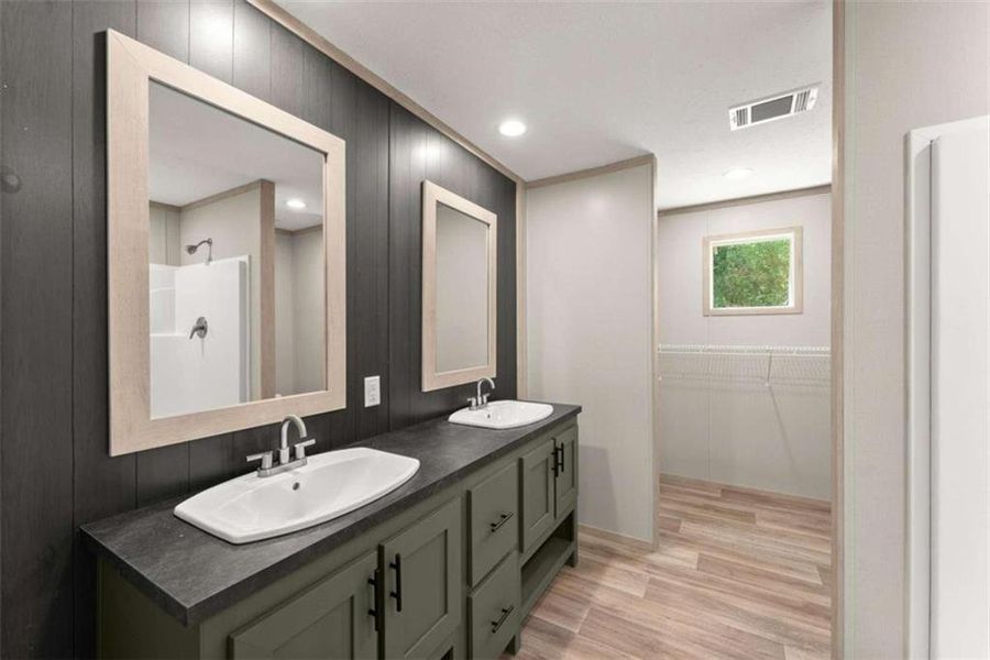 Furnished interior view inside a new home in , Dahlonega (Image 8).