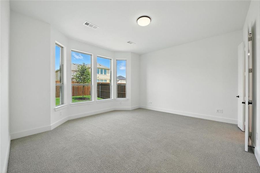 Spacious, unfurnished interior of a new home in Wildflower Ranch: 50ft. lots, Dish (Image 18). Spacious, unfurnished interior of a new home in Wildflower Ranch: 50ft. lots, Dish (Image 18).