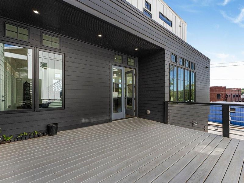 Exterior details and patio area of a home in , Canton (Image 2). Exterior details and patio area of a home in , Canton (Image 2).