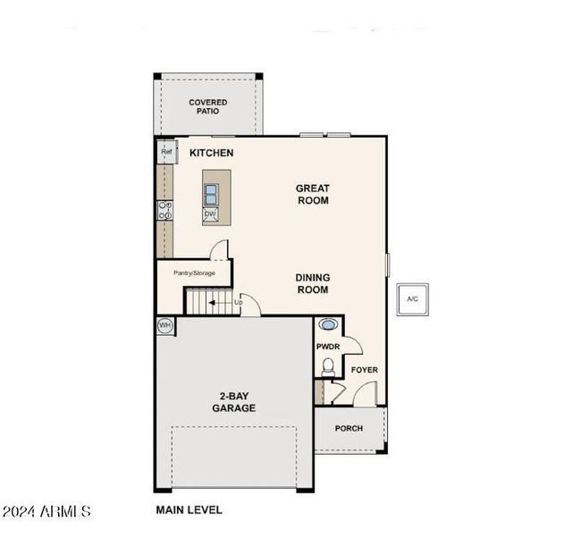 Leyland Main Level Floor Plan