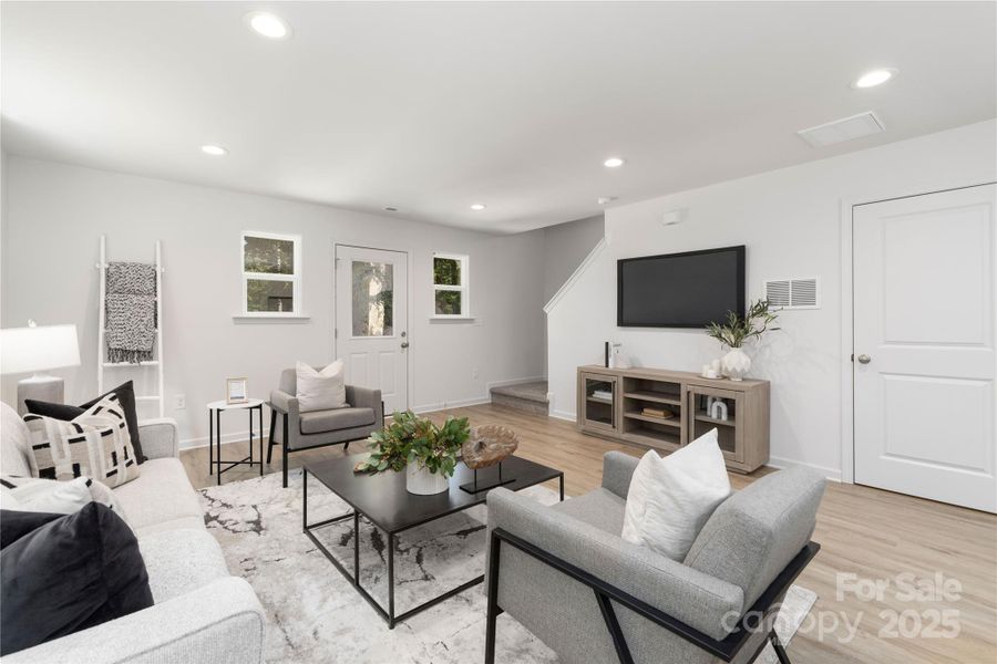 Furnished interior view inside a new home in , Mooresville (Image 11).