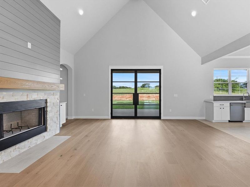 Spacious, unfurnished interior of a new home in , Alvord (Image 22).