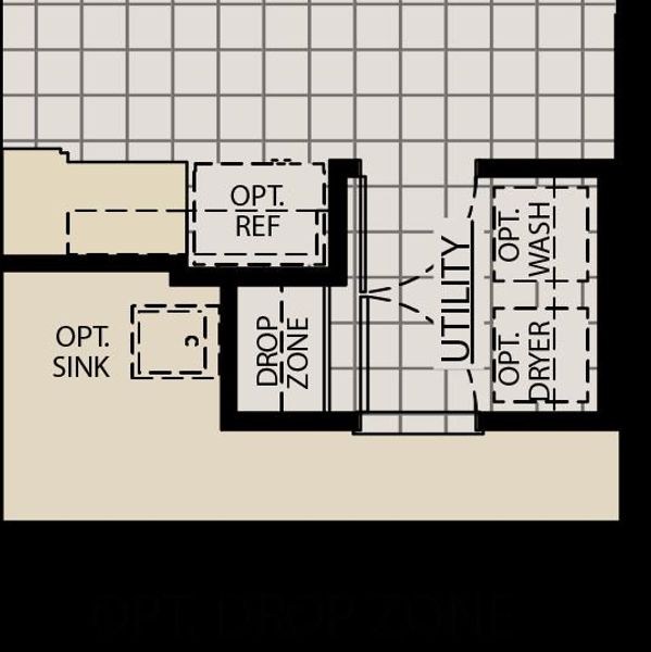 2D floor plan layout for the Sweetwater by William Ryan Homes in Myers Estates, Seffner, FL (Image 31).
