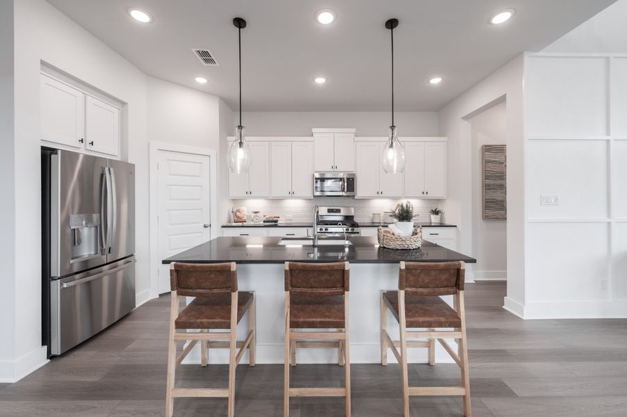 Representative furnished interior of a home built from the Tanager by Tri Pointe Homes in Clopton Farms, Montgomery (Image 8). Representative furnished interior of a home built from the Tanager by Tri Pointe Homes in Clopton Farms, Montgomery (Image 8).