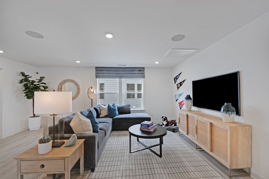 Furnished interior view inside a new home in Silverstone, Knightdale (Image 12).