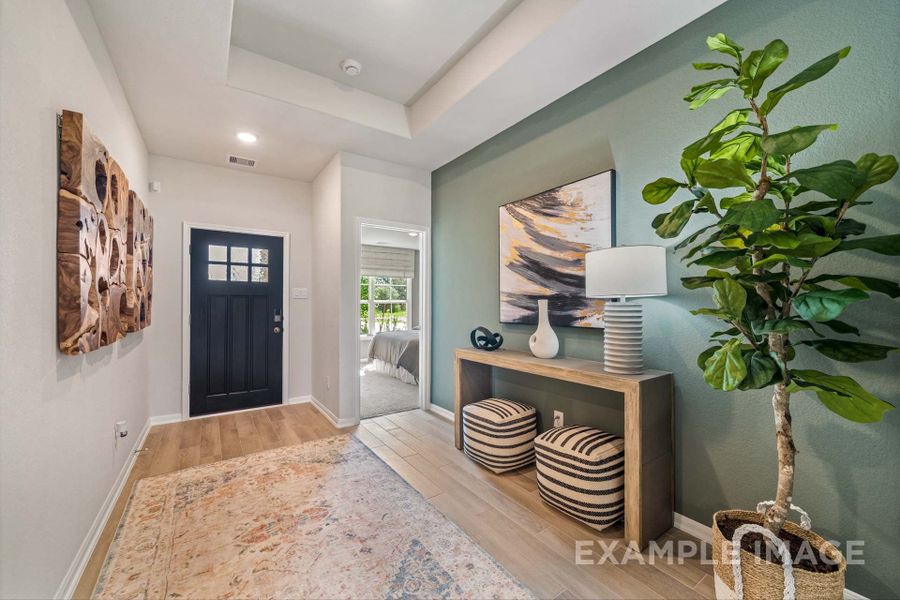 Representative furnished interior of a home built from the The Acadia with 3-Car Garage by Davidson Homes LLC in River Ranch Meadows, Dayton (Image 7).