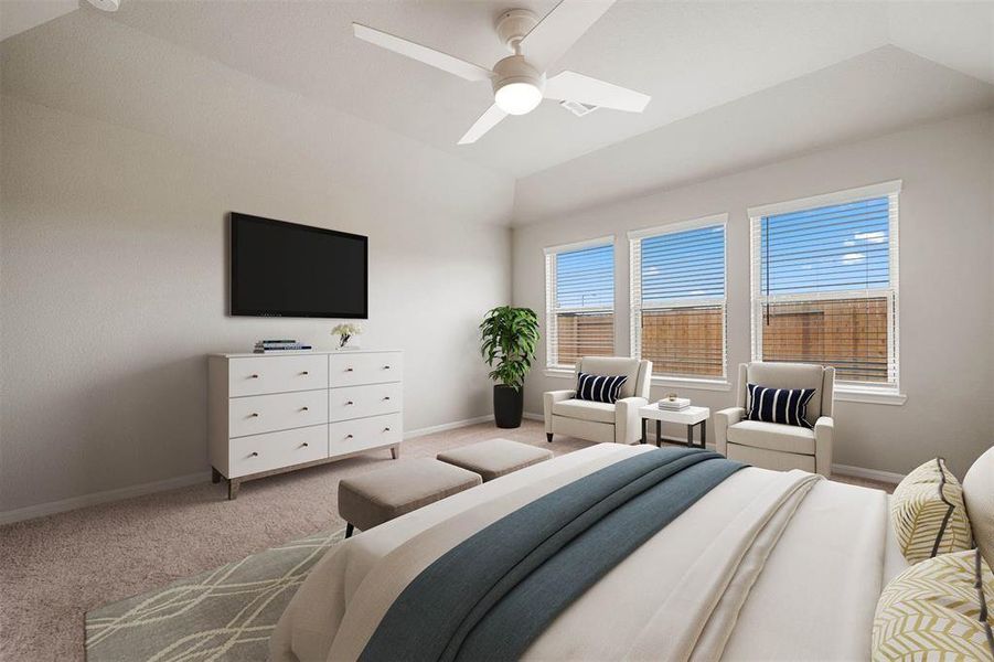 Furnished interior view inside a new home in Rollingbrook Estates, Baytown (Image 17).