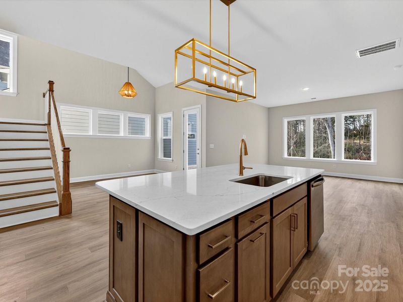 Furnished interior view inside a new home in North Creek Village, Huntersville (Image 6).