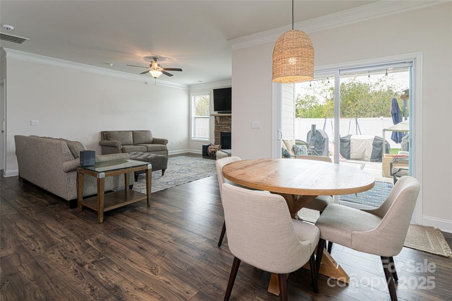 Furnished interior view inside a new home in Cantrell Hills, Hendersonville (Image 14).