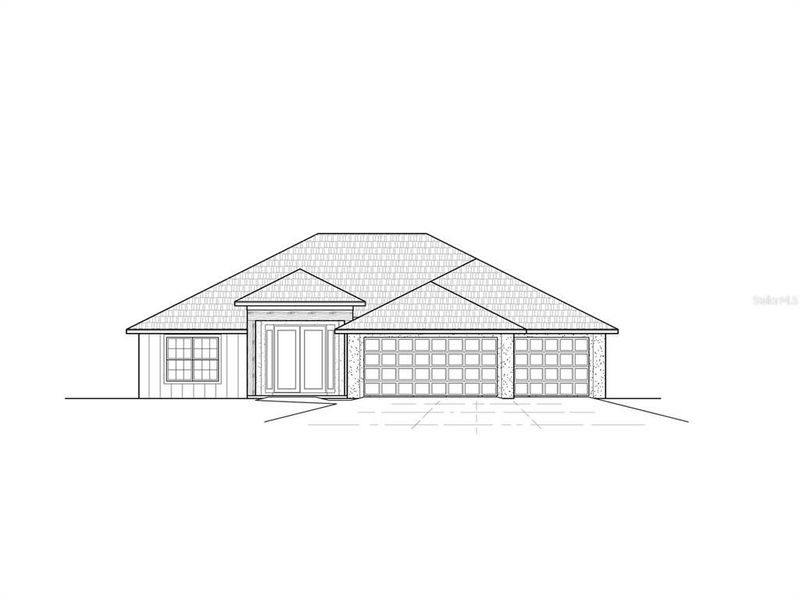 Exterior rendering of this home design in , Venice, FL (Image 5).