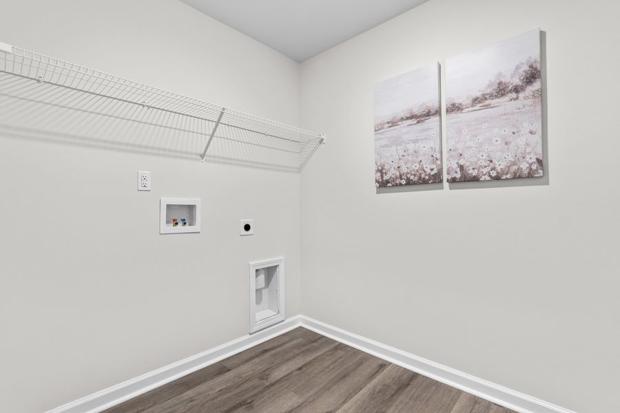 Representative unfurnished interior of a home built from the Spruce A by McGuinn Homes in Reserves at Mill Creek, Columbia (Image 22).
