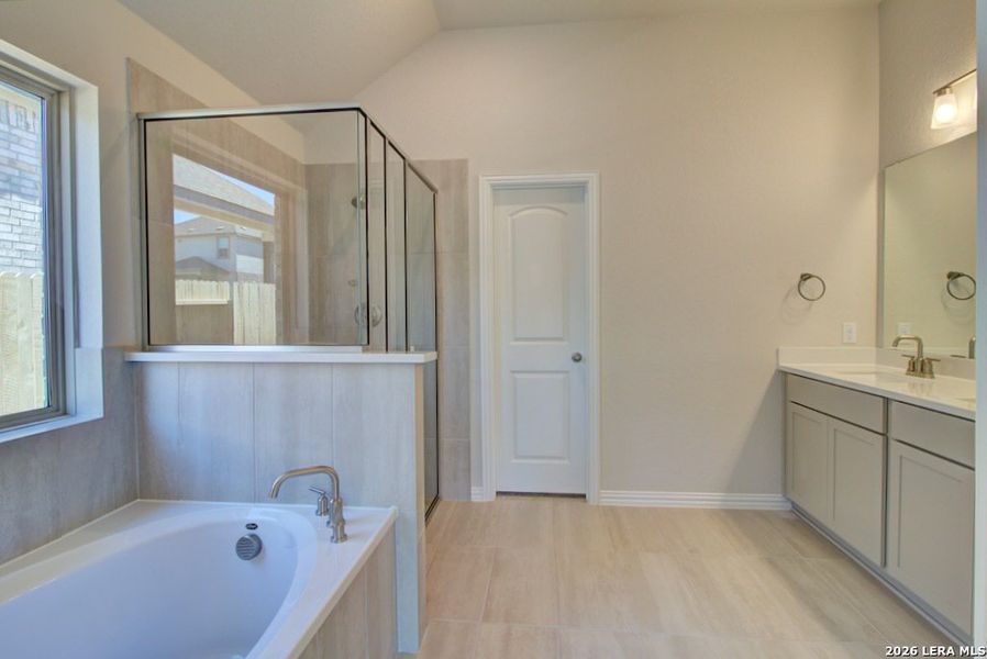 Furnished interior view inside a new home in Veramendi, New Braunfels (Image 9).