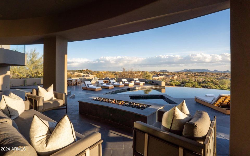 Covered Patio Mountain Views