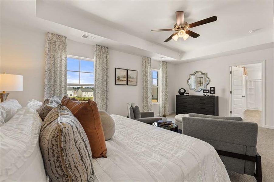 Furnished interior view inside a new home in Locust Grove Station - Cedar Ridge, Locust Grove (Image 12).