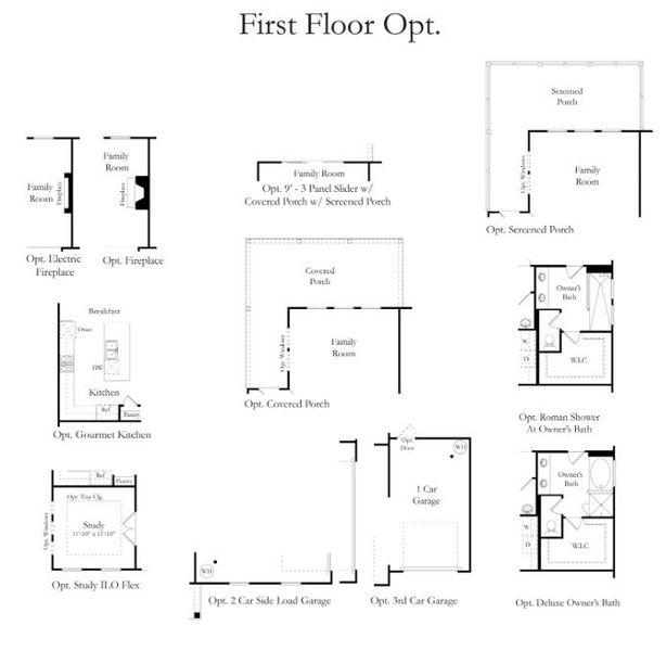 2D floor plan layout for the Lighthouse by DRB Homes in Enclave at South Pointe Estates, Summerville, SC (Image 3). 2D floor plan layout for the Lighthouse by DRB Homes in Enclave at South Pointe Estates, Summerville, SC (Image 3).