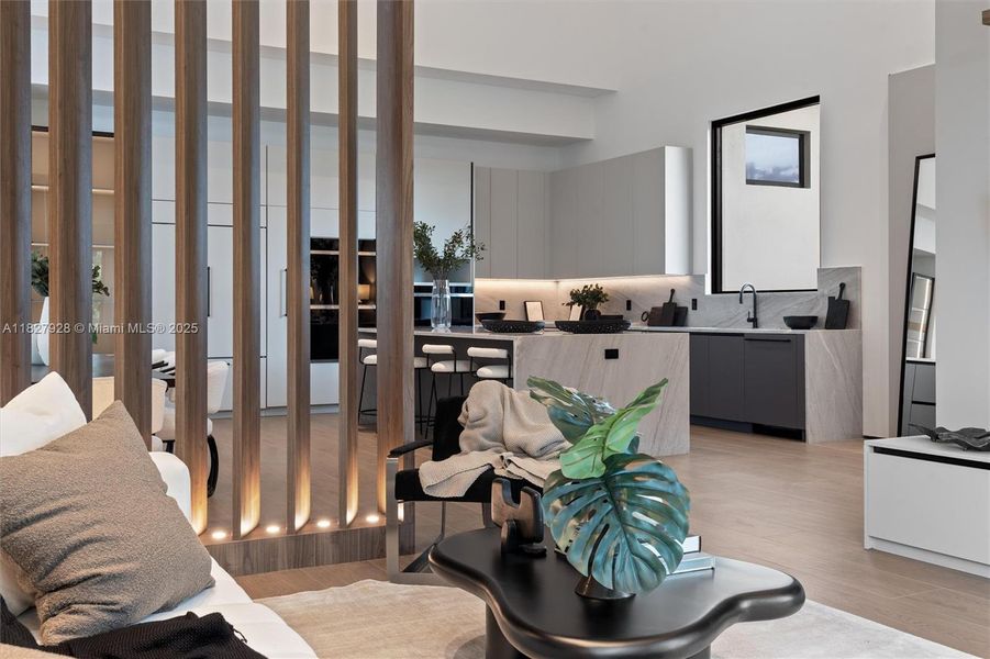 Furnished interior view inside a new home in , Davie (Image 77).