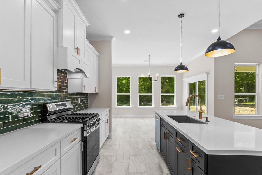 Propane stove but also wired for electric.