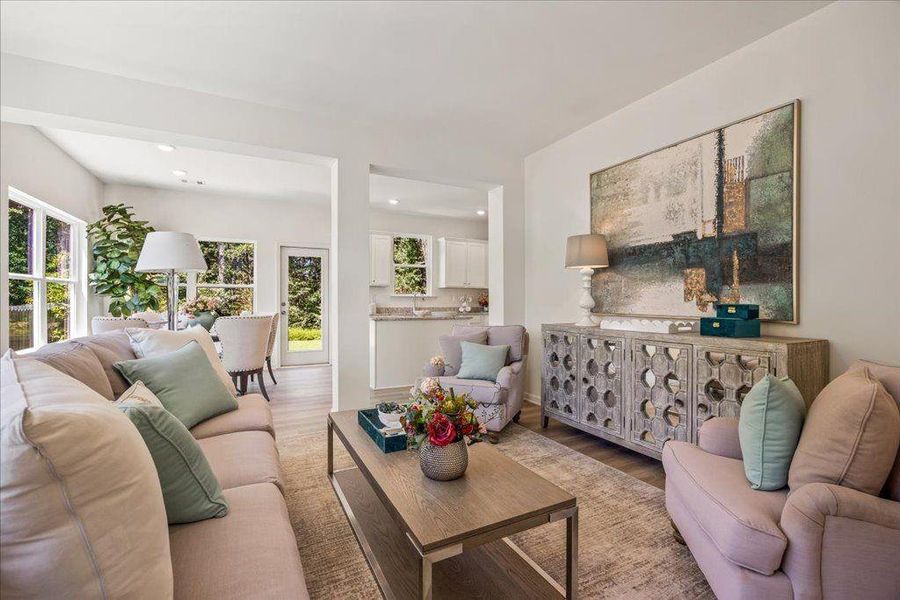 Furnished interior view inside a new home in , Conyers (Image 16). Furnished interior view inside a new home in , Conyers (Image 16).