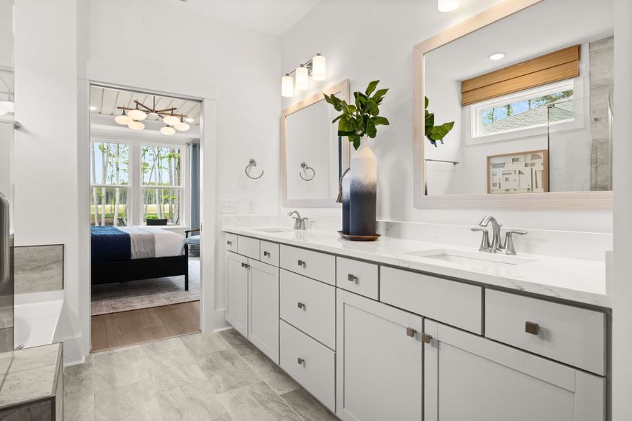 Furnished interior view inside a new home in Sun City Hilton Head, Bluffton (Image 43).