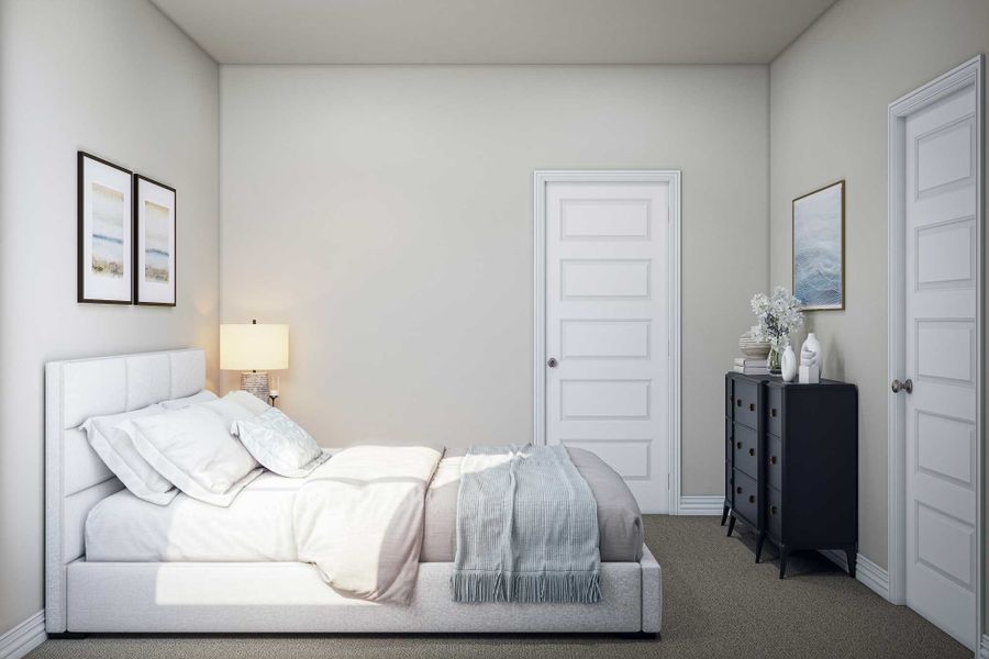 Furnished interior view inside a new home in The Ridge at Mason Woods, Cypress (Image 17).